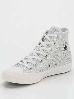 Image of Converse Chuck Taylor All Star Hi, Off White, Size 3, Women