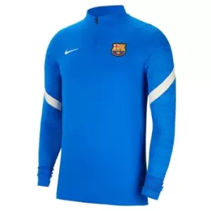 image of 2021-2022 Barcelona Drill Top (Blue)