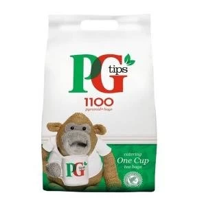 Image of PG Tips Pyramid Bags 1100x Tea Bags