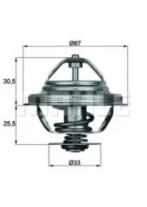 Image of Car TX-27-80D 70807797 by MAHLE Original