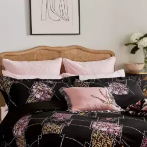 Image of Ted Baker Diamonds Double Duvet Cover, Black