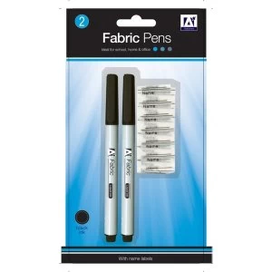 image of A Star Fabric Pens & Labels Pack 2