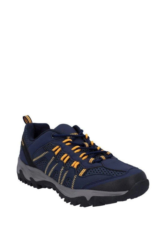 Image of Hi-Tec Mens 'Jaguar' Hiking Shoes in Navy Size: 10 Navy Male 10