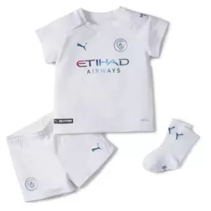 image of Puma Manchester City Away Baby Kit 2021 2022 - White