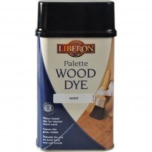 image of Liberon Palette Wood Dye White 500ml