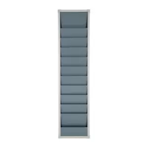 Image of Planificateur d'atelier H1282xl315xP76mm gris 1 rangee - Eichner