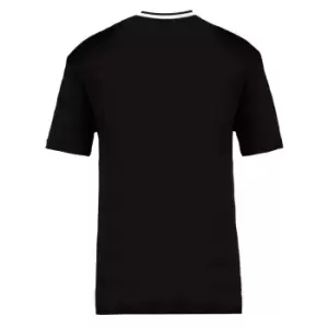 Image of Proact Adults Unisex University T-Shirt (L) (White/Navy)