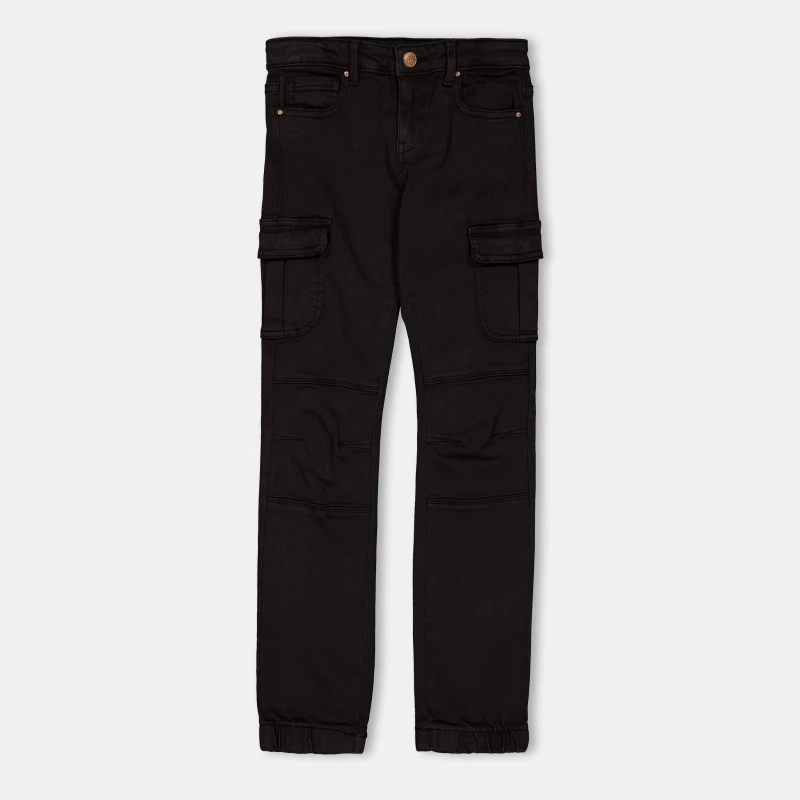Image of Only Kids Cargo Trousers Black female 8Y