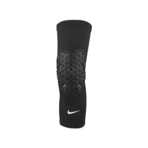 Image of Nike Pro Strong Leg Sleeve Black White Small/Medium