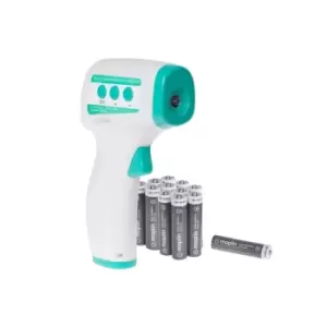 Image of Maplin Non-Contact Infrared Forehead Thermometer with Lcd Display & 12 AAA Batte