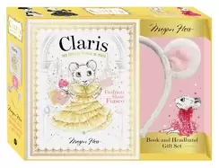 Image of claris book and headband gift set claris fashion show fiasco