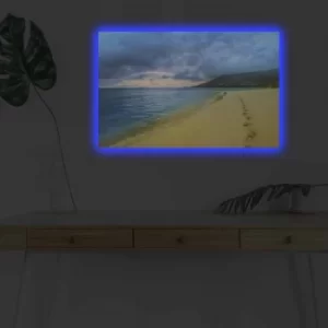 Image of 4570DHDACT-059 Multicolor Decorative LED Lighted Canvas Painting