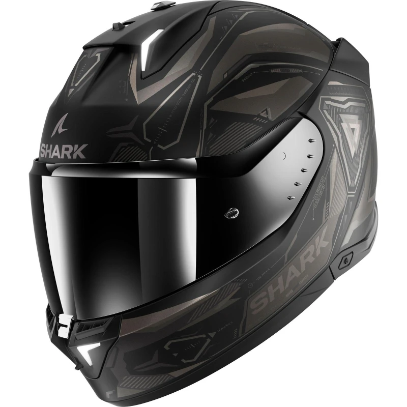 Image of Shark SKWAL i3 Linik Mat Black Anthracite Anthracite KAA Full Face Helmet Size XS