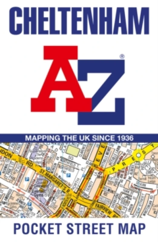 Image of Cheltenham A-Z Pocket Street Map. By AZ Maps Books