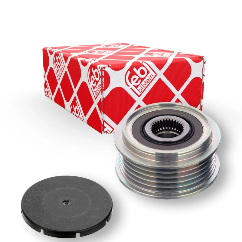 Image of FEBI BILSTEIN 104779 Freewheel Clutch Width: 39mm, with lid Freewheel Clutch,alternator (1390)