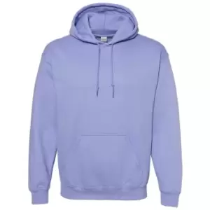 image of Gildan Heavy Blend Adult Unisex Hooded Sweatshirt / Hoodie (S) (Violet)