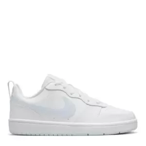 image of Nike Court Borough Trainers Junior Girls - White