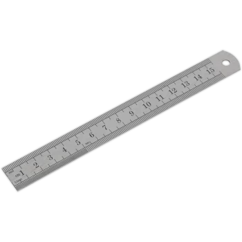 Image of Sealey Steel Rule 6" / 150mm