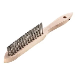 image of Lessmann Rivet Brush 0.35 Stainless Steel Wire