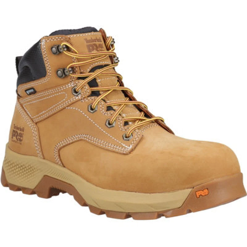 Image of Timberland Pro Mens Titan 6' Waterproof Safety Boots UK Size 10.5 (EU 45) WHEAT TIM095-WHEAT-10.5