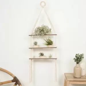 Image of Wool Couture Lydia 3 Tier Macrame Kit Cream