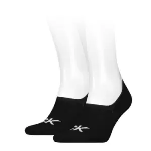 Calvin Klein High Foot Socks 2 Pack Mens - Black