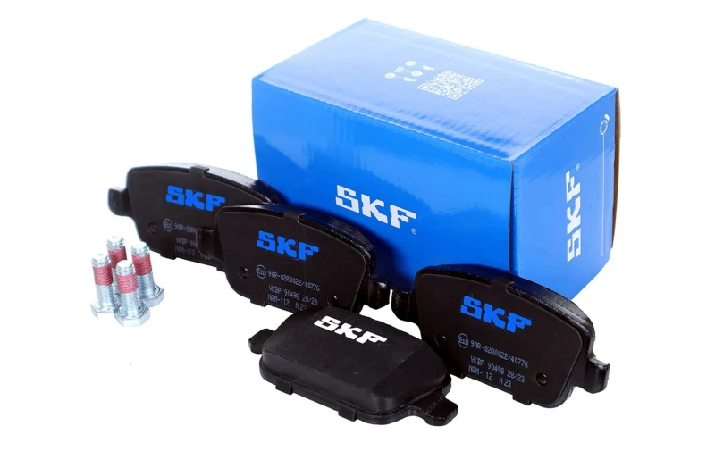 Image of SKF VKBP 90498 Brake pad set not prepared for wear warning indicator Brake Pad Set,disc brake (402)