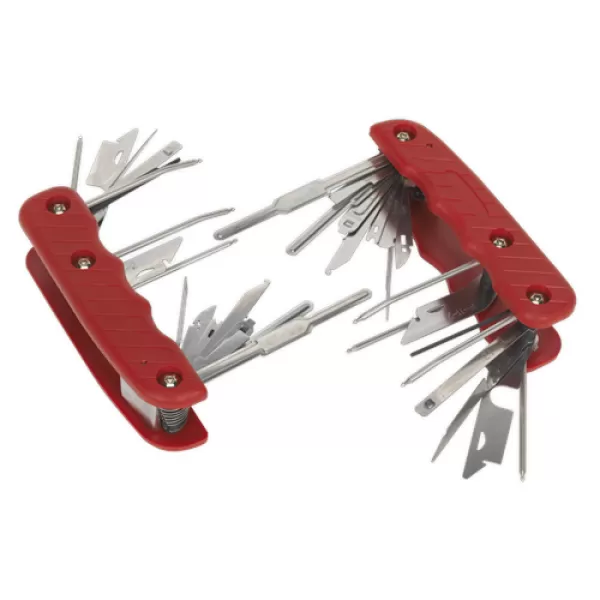 Image of Genuine SEALEY VS8048 Radio Release Key Set 36 Function