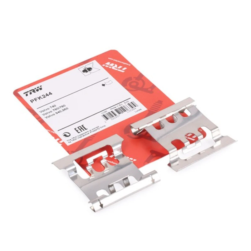 Image of TRW PFK244 Accessory Kit, disc brake pads Accessory Kit,disc brake pads (1164)