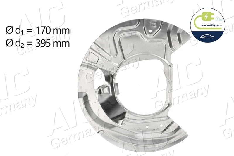 Image of Brake disc backing plate AIC 57760