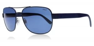 image of Polo Ralph Lauren PH3101 Sunglasses Matte Blue 911980 60mm