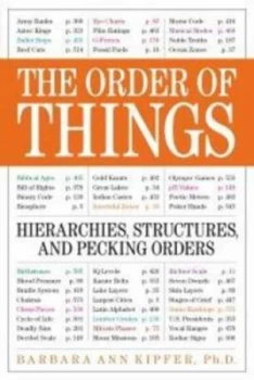 Image of The Order of Things by Barbara Ann Kipfer Book