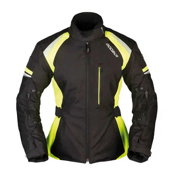 Image of Modeka Violetta Jacket Lady Black Yellow Size 36