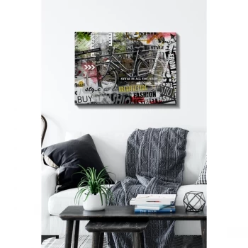 Image of Kanvas Tablo (50 x 70) - 30 Multicolor Decorative Canvas Painting