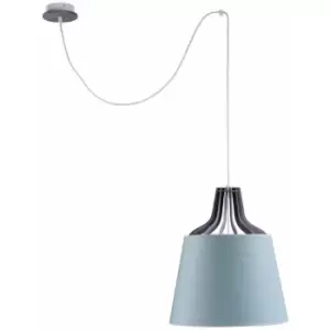 Keter Lucio Dome Pendant Ceiling Light Green, 38cm, 1x E27, 200cm Wire