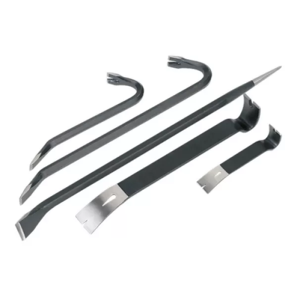 image of Genuine SEALEY AK9112 Wrecking Bar Set 5pc