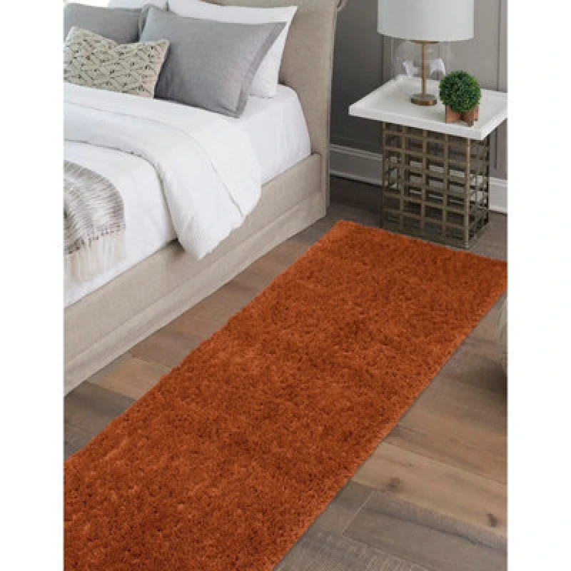Image of Snug Plain Terracotta 60X200cm Rug P116A- SG044 06