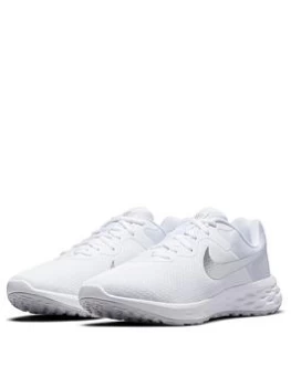 Image of Nike Revolution - White/Silver, White/Silver, Size 3, Women