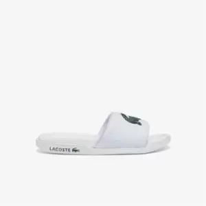 Image of Lacoste Croco Dualiste, Wht/Dk Grn, size: 8, Male, Slides & Sandals, 43CMA0020