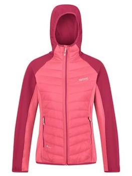 image of Regatta Andreson VI Hybrid Quilted Jacket - Pink, Size 10, Women