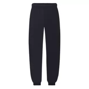 Image of Fruit Of The Loom Childrens/Kids Unisex Jog Pants / Jogging Bottoms (5-6) (Deep Navy)