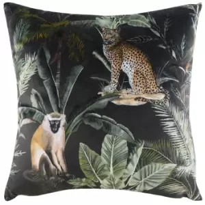 Image of Kibale Jungle Animals Cushion Multicolour