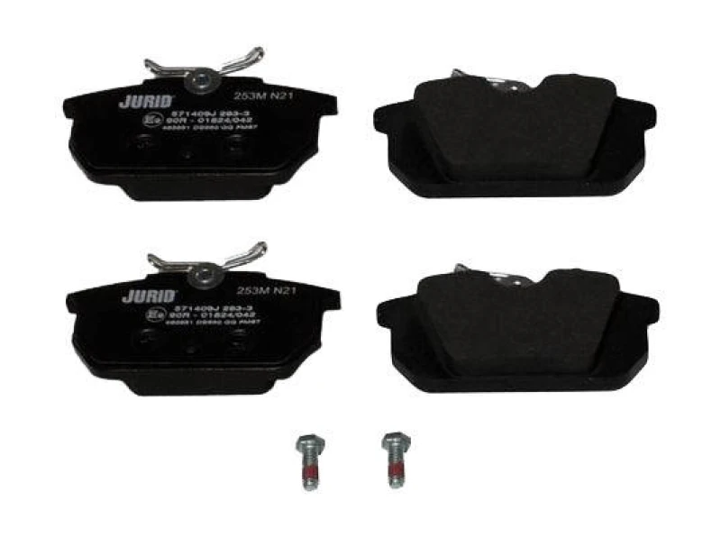 Image of JURID 571409J Brake pad set not prepared for wear warning indicator, with accessories Brake Pad Set,disc brake (402)