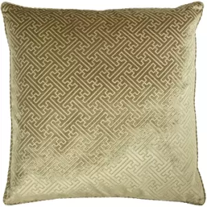 image of Paoletti Florence Cushion Cover (One Size) (Gold)