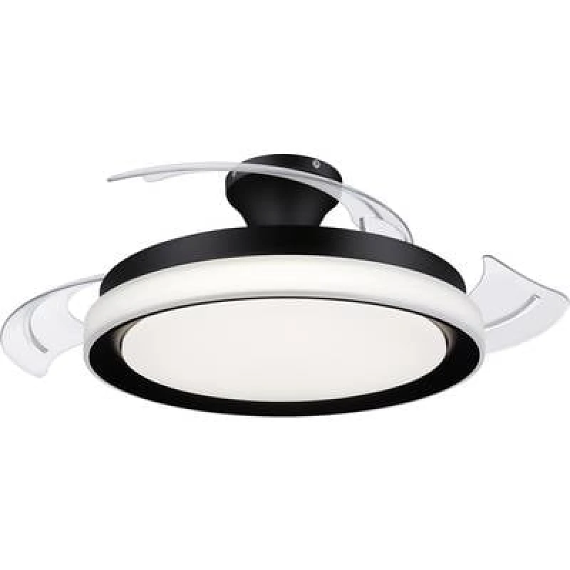 Image of Philips Bliss Remote Control Metal LED Ceiling Fan - Black