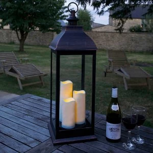 Image of Robert Dyas Copper Effect LED Lantern