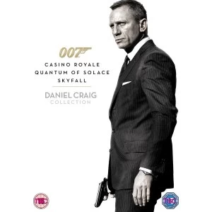 Image of Daniel Craig 007 Triple Pack Casino Royale / Quantum of Solace / Skyfall DVD