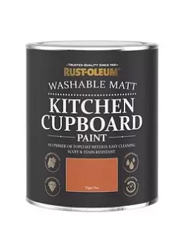 image of Rust-Oleum Kitchen Cupboard Paint In Tiger Tea - 750 Ml Tin