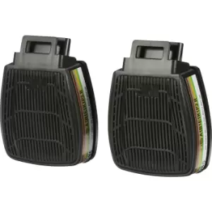 Image of 3M Secure Click D8094 combination filter, protection level ABEK1 P3 R, pack of 4 pairs, for half mask HF-800