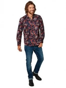 image of Joe Browns Perfect Paisley Shirt, Multi, Size 2XL, Men